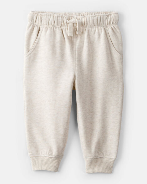 baby boy daydream fleece joggers - cream