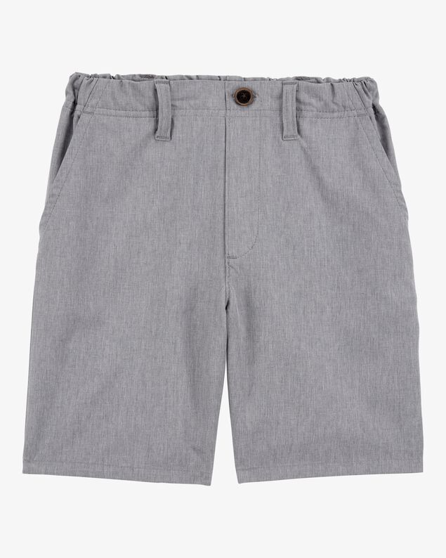 Product image 1 of Boys Active Pull-On Uniform Shorts - Grey