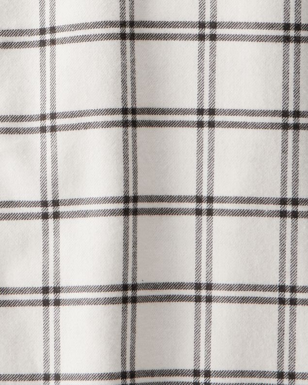 Product image 2 of Boys Plaid Layered-Look Button-Down Hooded Tee - Grey