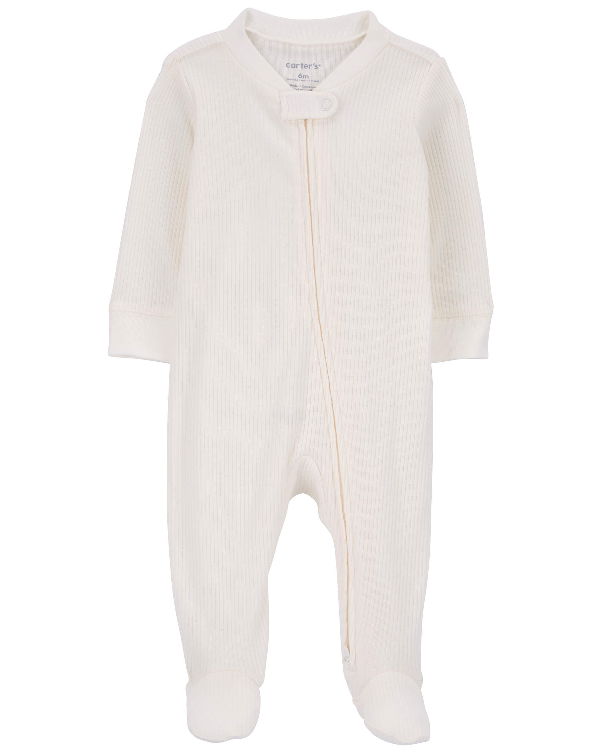 Baby 2-Pack 2-Way Zip Thermal Textured Sleep & Play Pajamas