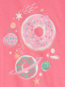 Pink - Kid Donut Galaxy Graphic Tee, Selected