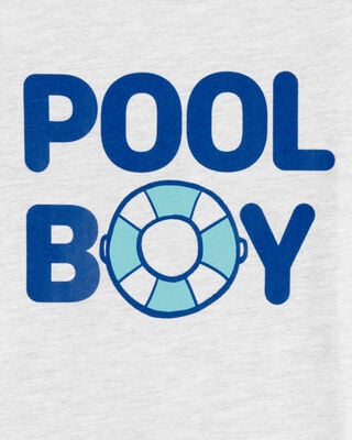 Product image 2 of Toddler Pool Boy Short-Sleeve Graphic Tee - Grey