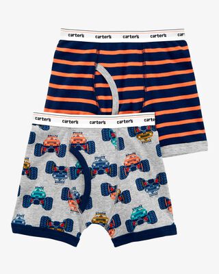 Product image 1 of 2-Pack Cotton Boxer Briefs Underwear
