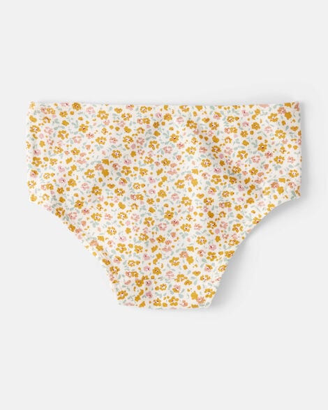 Product image 2 of Toddler 7-Pack Floral Hearts Brief Stretch Cotton Underwear