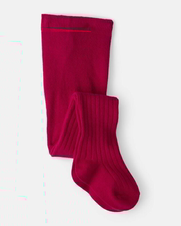 Product image 1 of Toddler Girl Rib Tights - Red