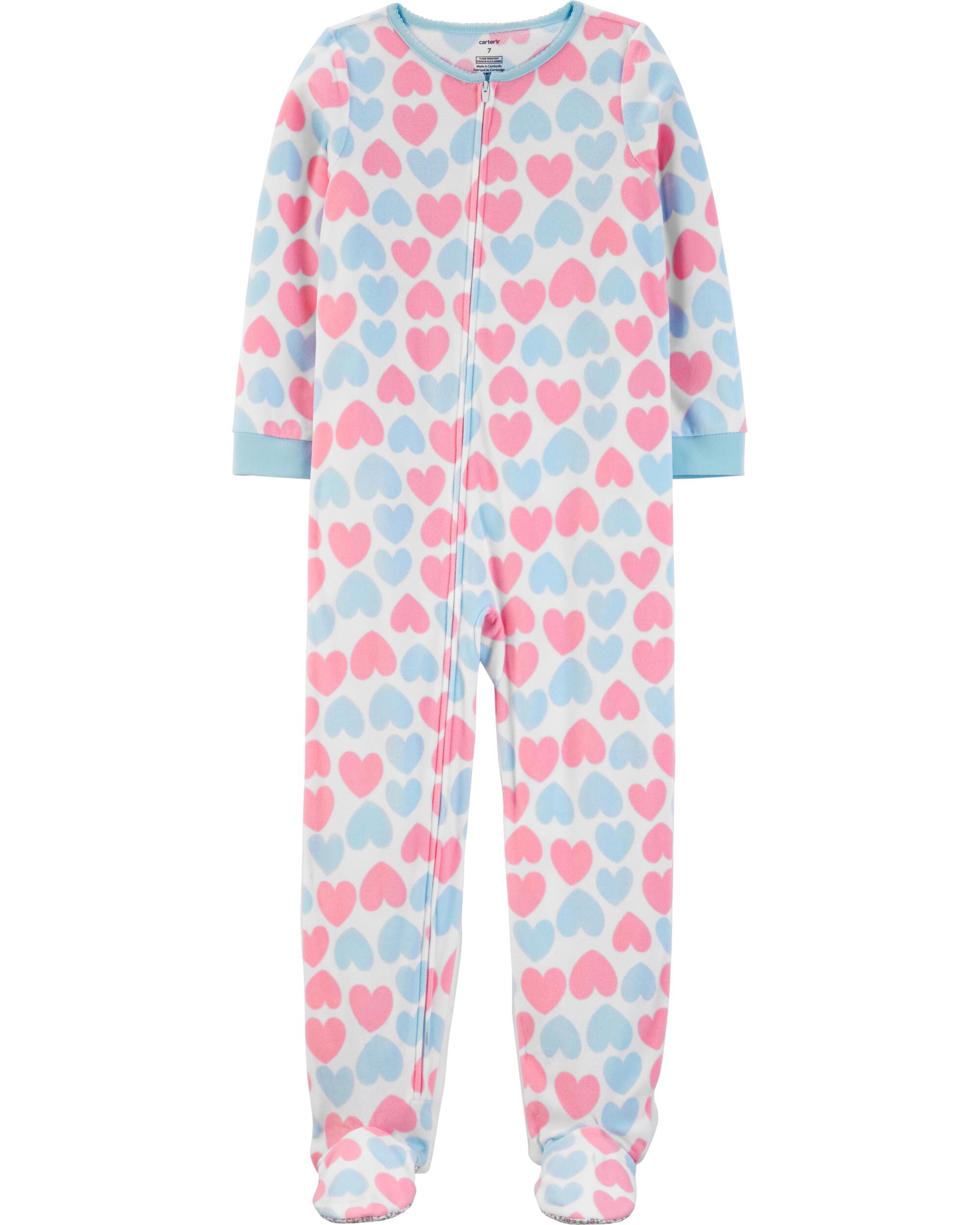 carters fleece footie pajamas