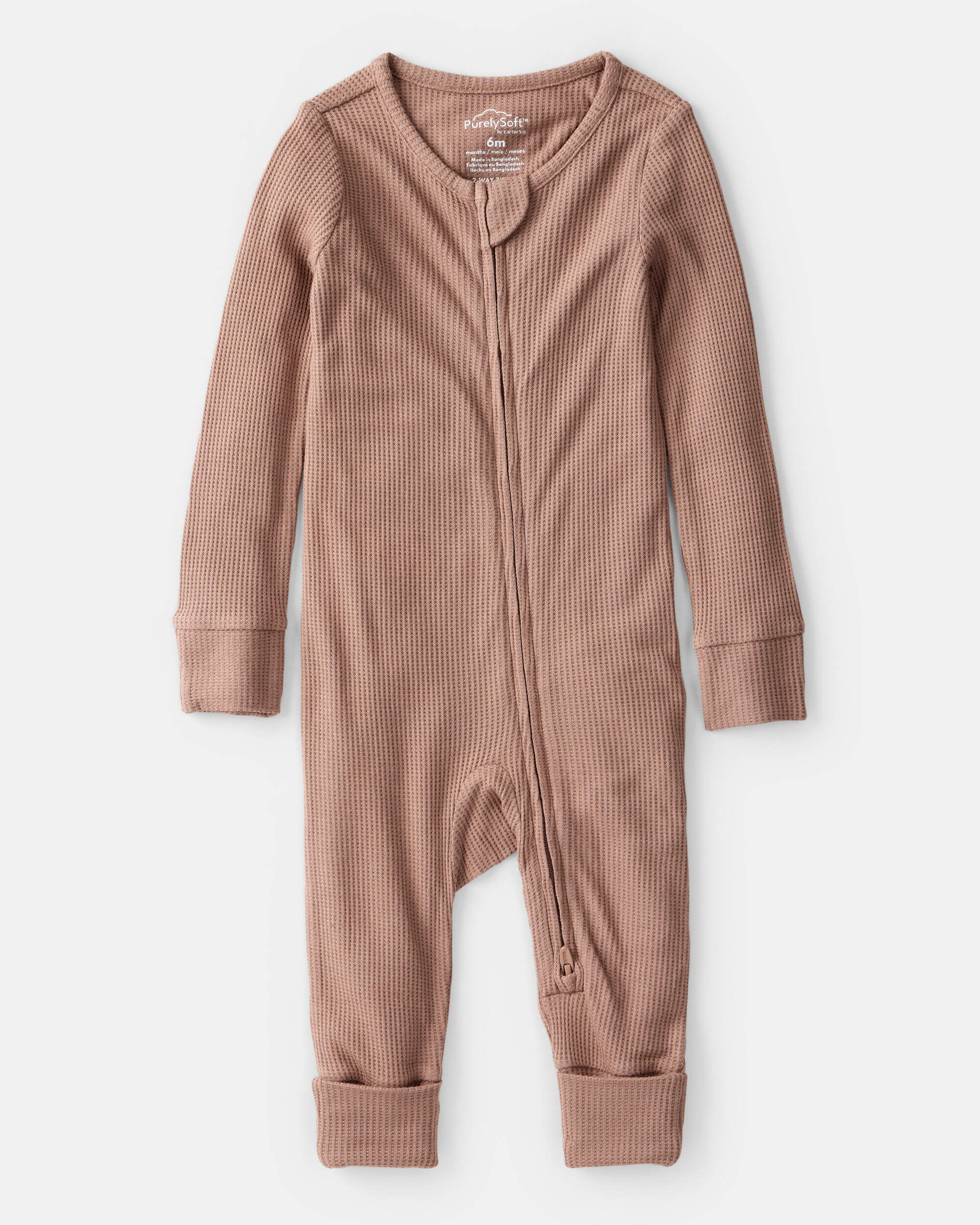 Baby Holiday Red PurelySoft Long-Sleeve Sleep & Play Pajamas