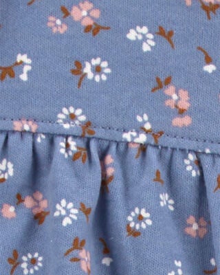 Product image 2 of Baby Floral Snap-Up Cotton Sleep & Play Pajamas