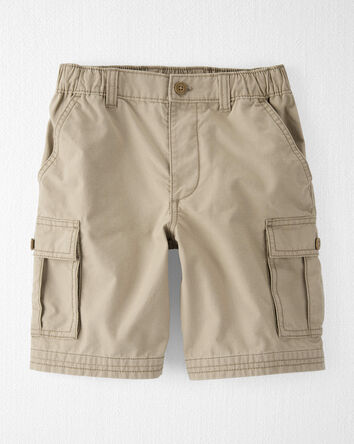 Kid Organic Cotton Cargo Shorts