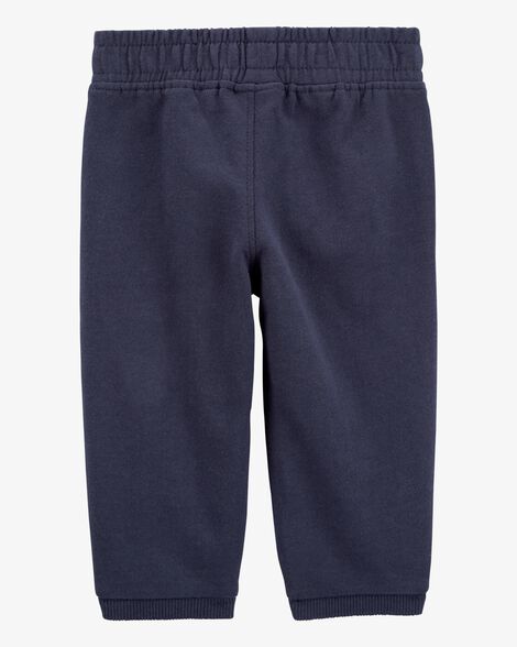  Product image 2 of Baby Pull-On French Terry Joggers - Navy