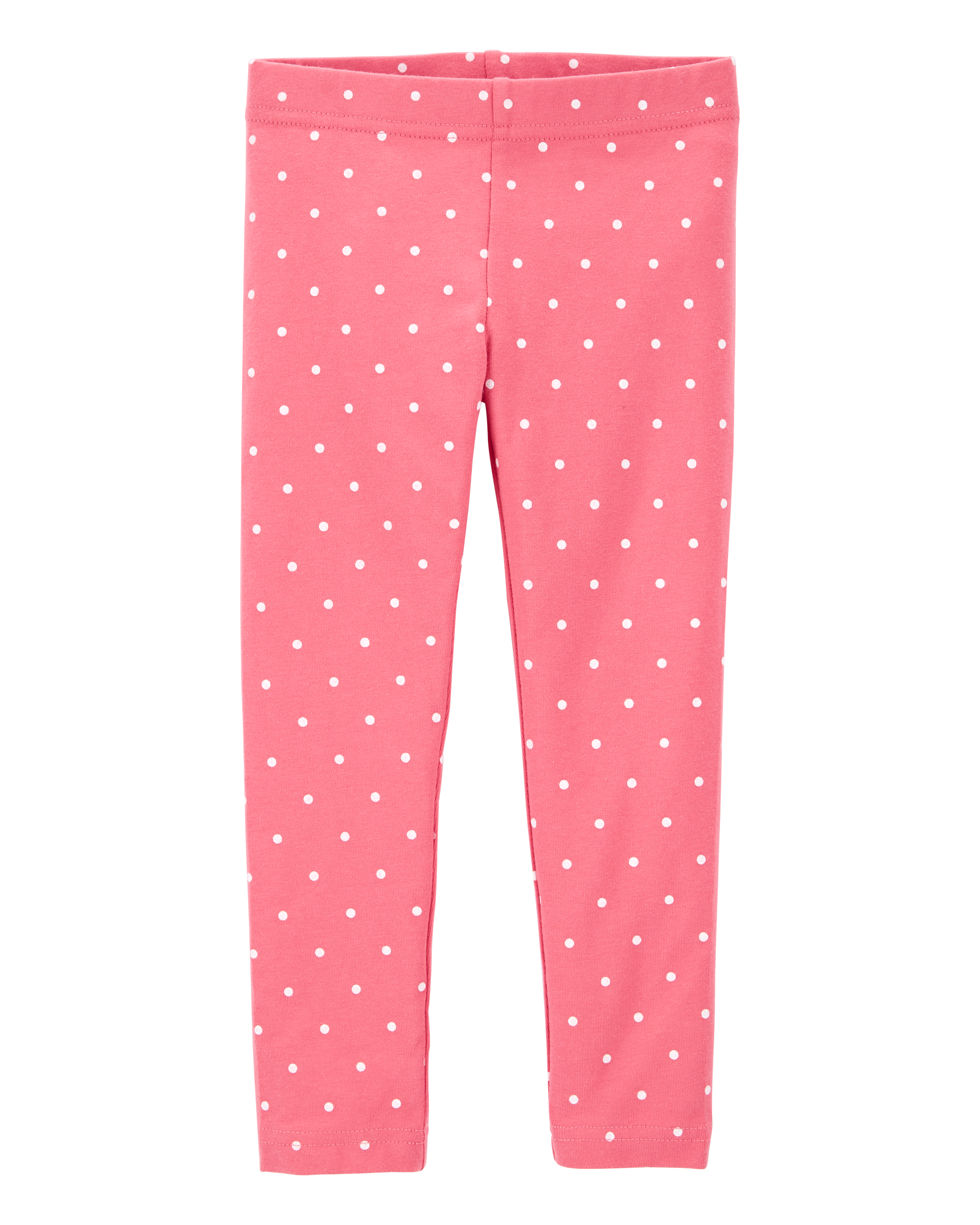 Toddler Cotton Polka Dot Stretch Leggings
