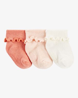Product image 1 of Baby 3-Pack Ribbed Booties