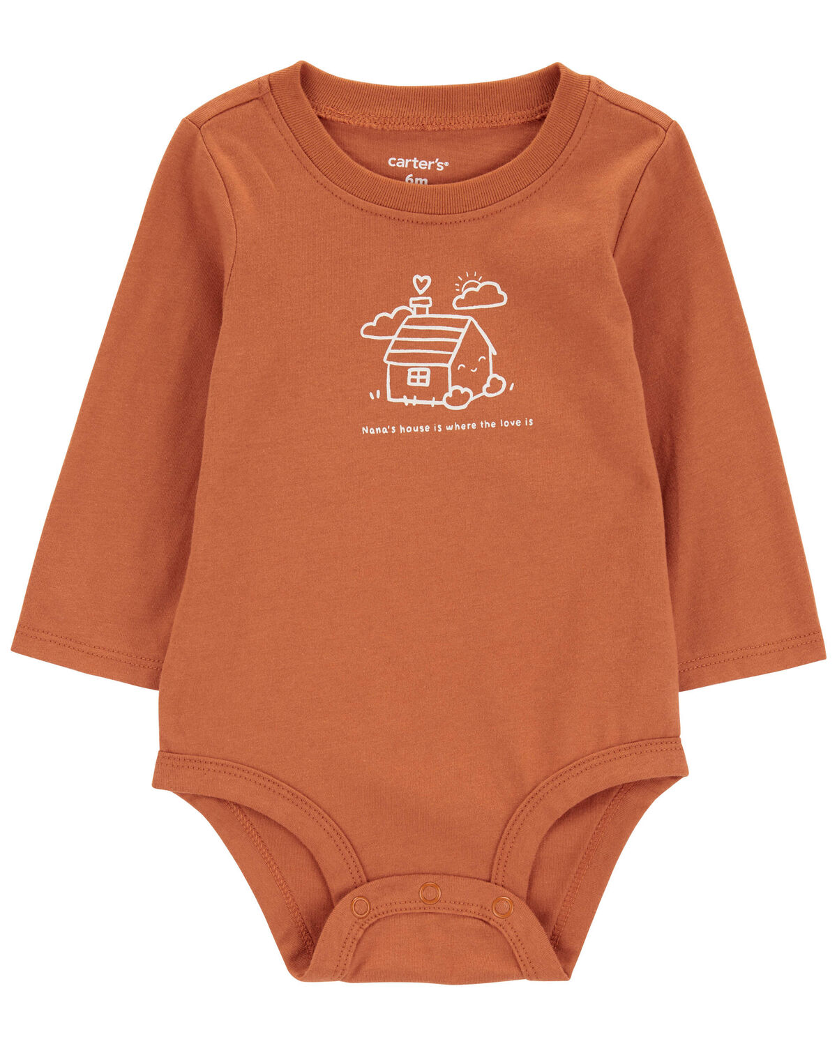 Orange Baby Nana's House Collectible Bodysuit
