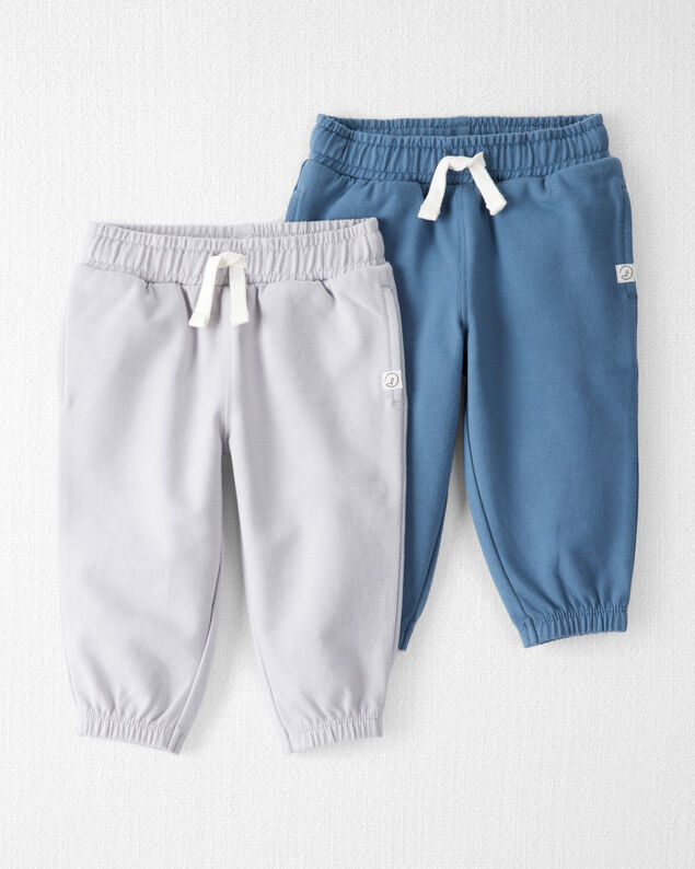 Product image 1 of Baby 2-Pack Organic Cotton French Terry Sweatpants