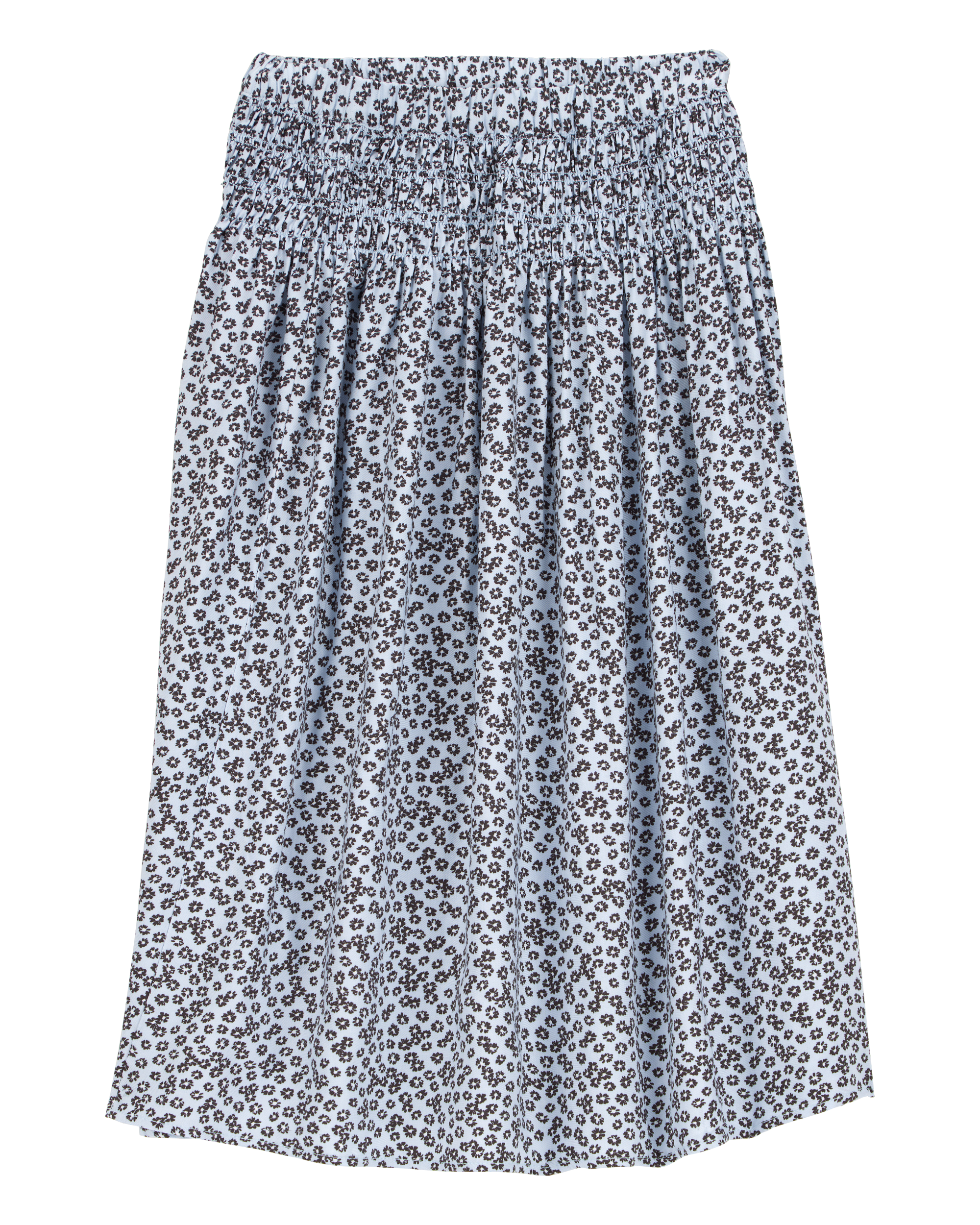 Kid Floral Maxi Skirt - Blue