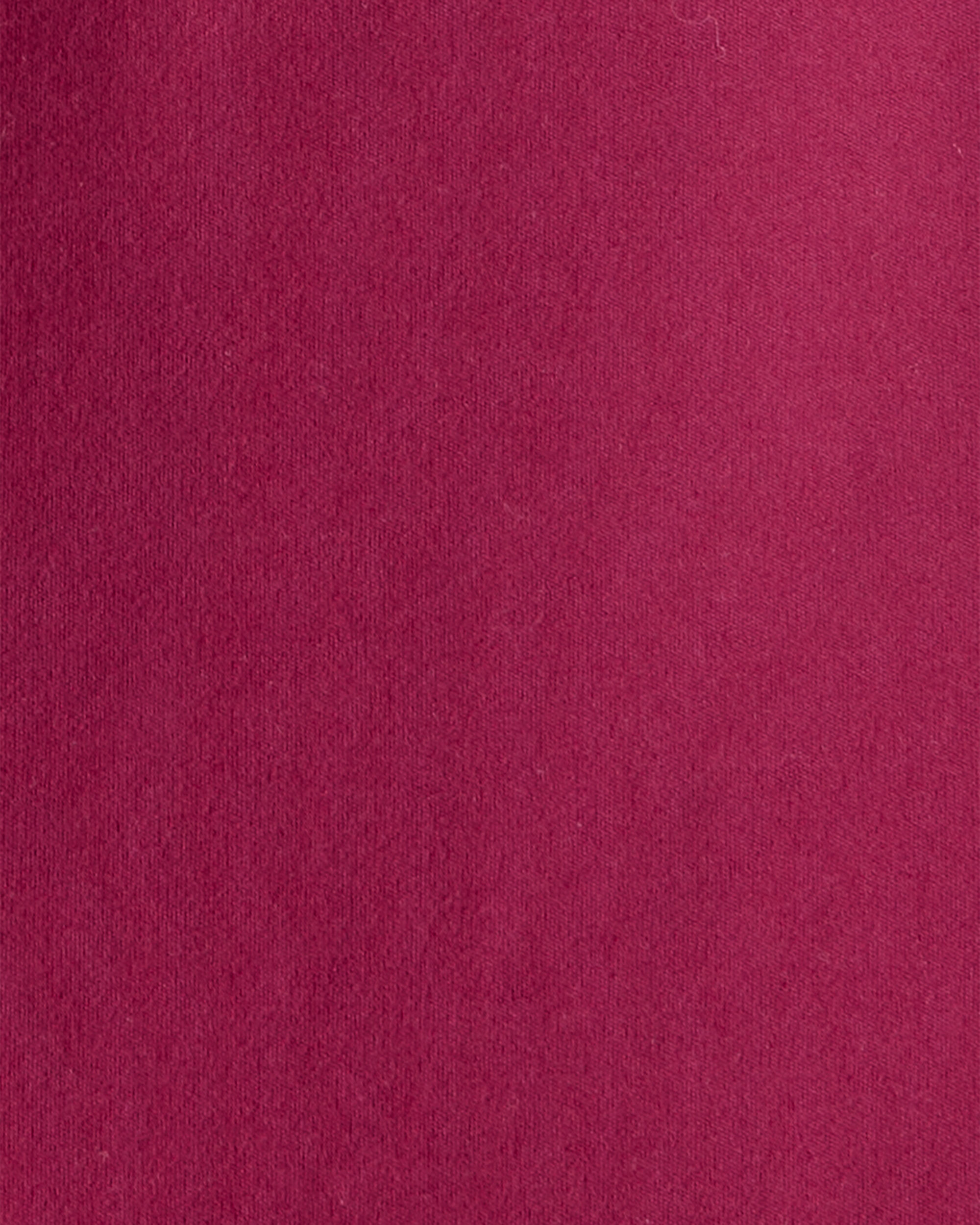 Girls Short-Sleeve Fashion Top - Burgundy