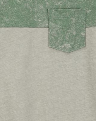 Product image 2 of Kid Solid Short-Sleeve Pocket Tee - Green