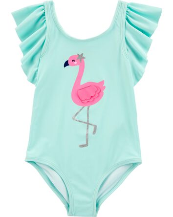 Flamingo 1-Piece Swimsuit