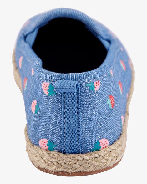  Product image 3 of Toddler Strawberry Slip-On Casual Shoes - Blue