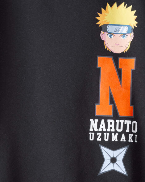 Product image 4 of Boys Naruto Anime Pullover Sweatshirt - Black