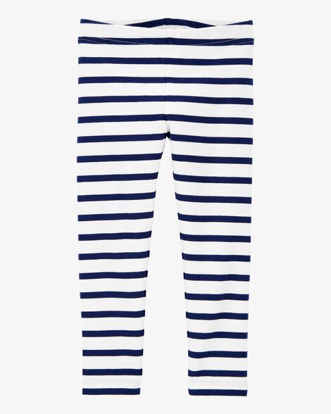  Product image 1 of Baby Cotton Striped Stretch Leggings