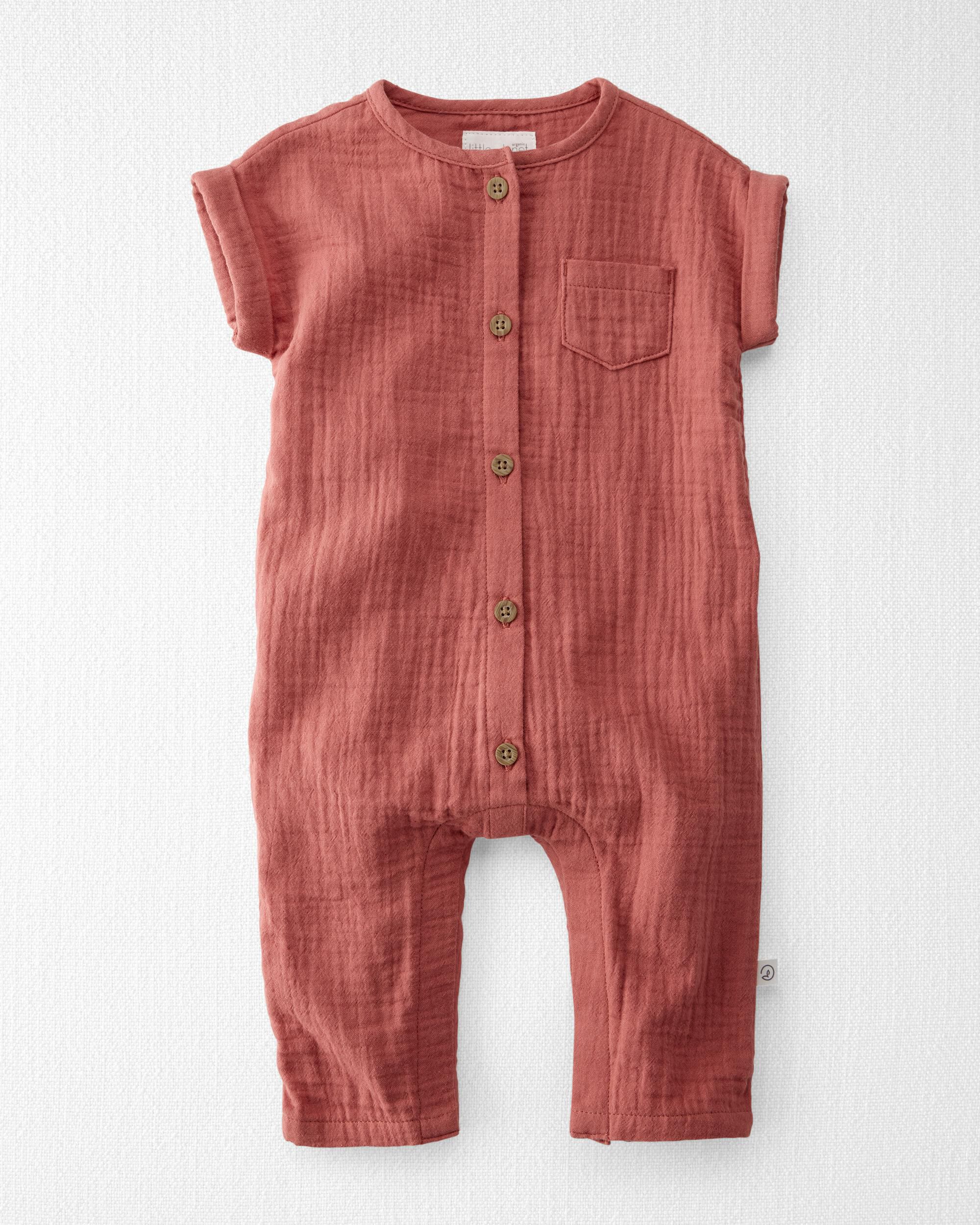Carter's organic cotton gauze jumpsuit Clearance