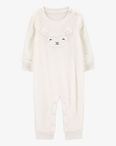  Product image 1 of Baby Sheep Fuzzy Jumpsuit