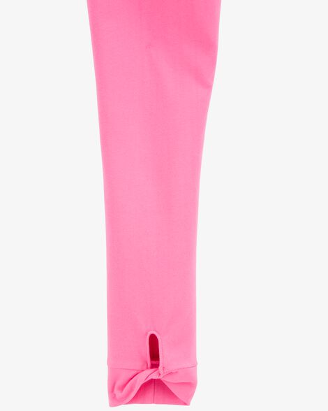  Product image 3 of Kid High-Rise Twisted-Hem Pants - Pink