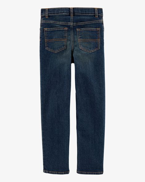 Kid Slim Straight Leg Heritage Wash Jeans