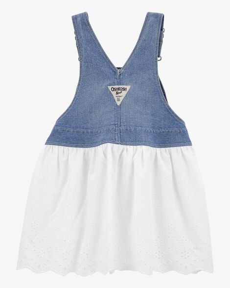  Product image 3 of Baby Eyelet Denim Jumper Dress