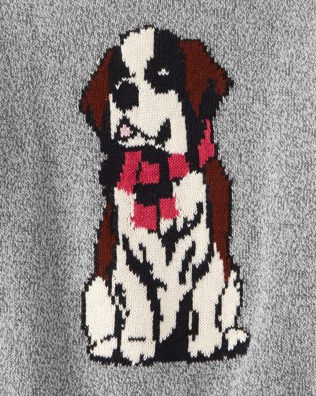 Product image 2 of Toddler Boy Dog Sweater - Grey