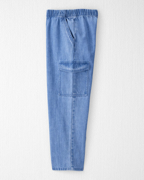 Product image 3 of Kid Organic Cotton Chambray Cargo Pants