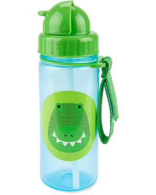 Product image 1 of Zoo Straw Bottle - 13 oz - Crocodile