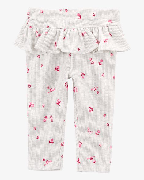  Product image 2 of Baby 2-Piece Floral Valentine's Day Bodysuit Pant Set