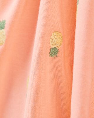 Product image 2 of Toddler Pineapple Print PurelySoft 2-Piece Pajamas - Coral