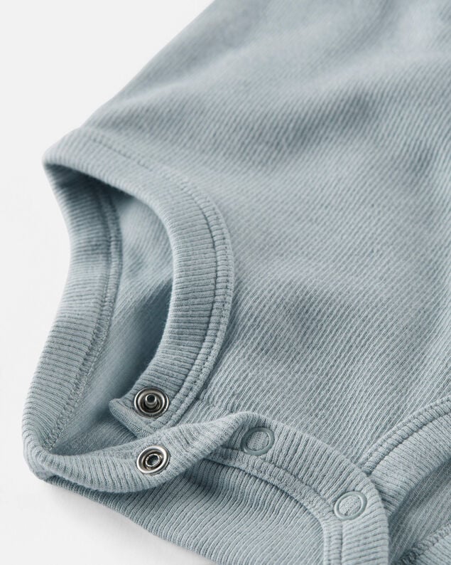 Product image 2 of Baby 3-Pack Organic Cotton Rib Bodysuits