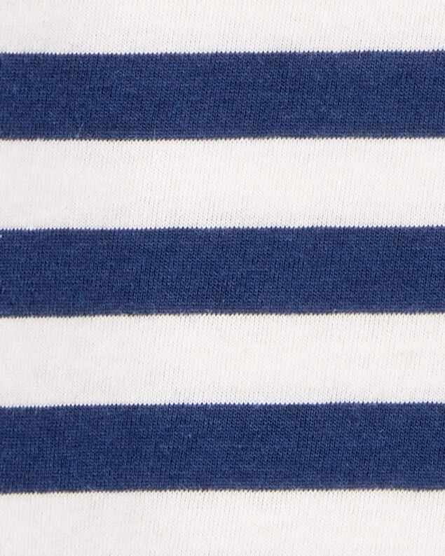 Product image 2 of Baby Striped Short-Sleeve Pocket Tee - Navy