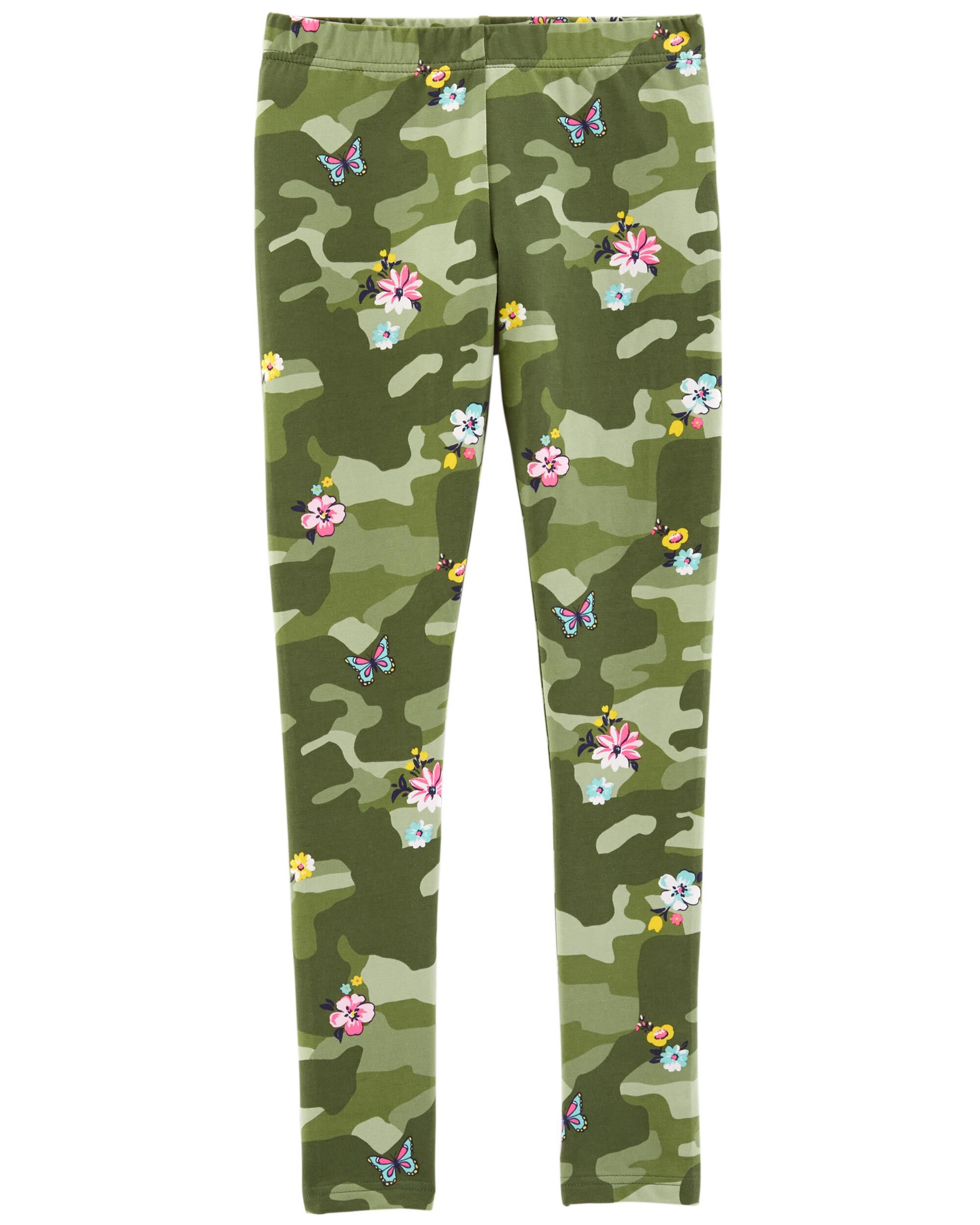 baby girl camo leggings