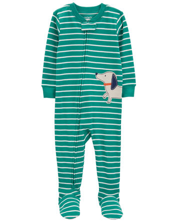 Baby 1-Piece Dog 100% Snug Fit Cotton Footie Pajamas