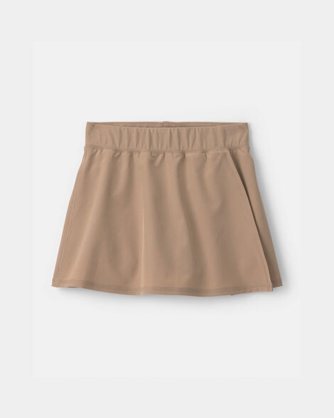 Girls Uniform Active Skort - Khaki