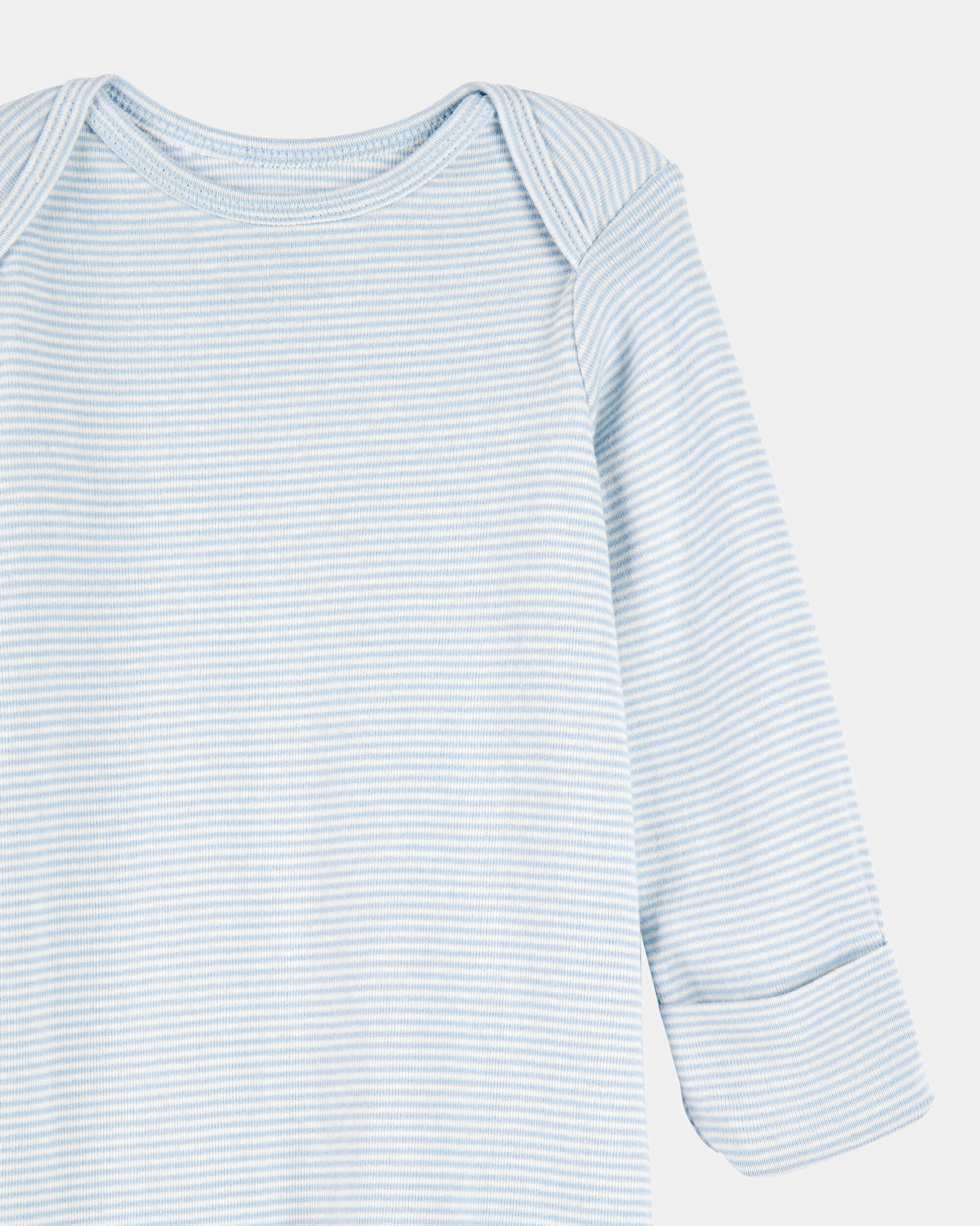 Baby 2-Pack Sleeper Gowns - Blue/White
