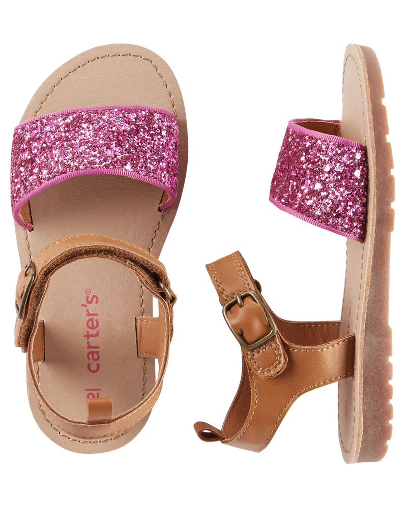 carter's glitter sandals