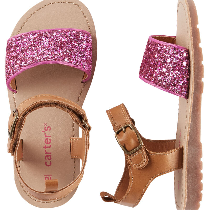 Carter's Glitter Strap Sandals