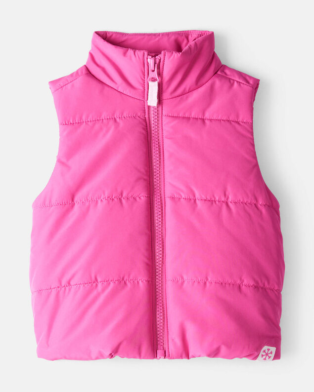Product image 1 of Baby Girl Puffer Vest - Pink