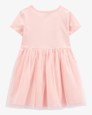 Product image 2 of Toddler Bunny Tutu Short-Sleeve Dress - Pink