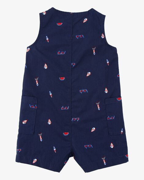 Product image 2 of Baby 4th Of July Button-Down Romper