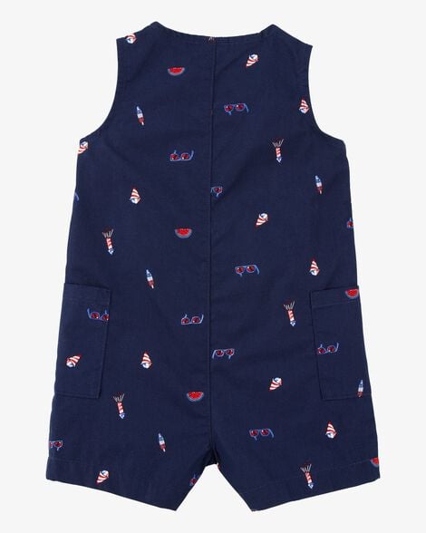 Product image 2 of Baby 4th Of July Button-Down Romper