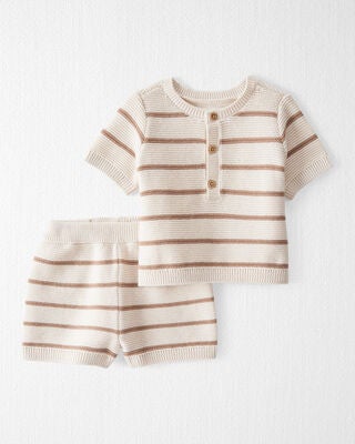 Product image 2 of Baby 2-Piece Organic Cotton Sweater Knit Set