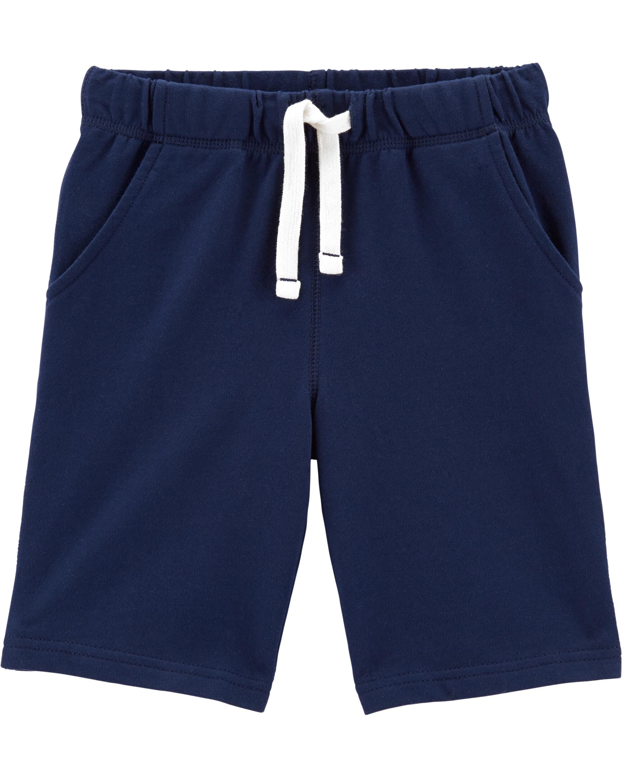 pull-on french terry shorts