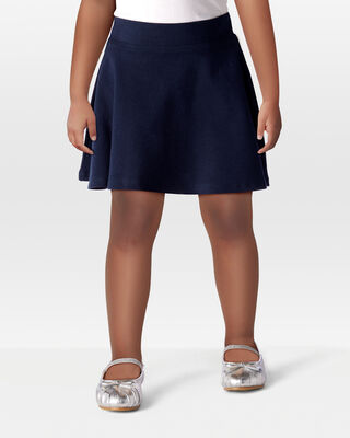 Product image 2 of Toddler Ponte Knit Uniform Skort - Navy